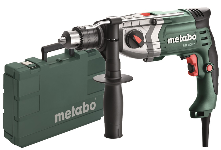 Ударний дриль Metabo SBE 800-2 800 Вт кейс (601744510) - зображення 1