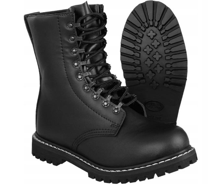 Высокие ботинки Mil-Tec BW SPRINGERSTIEFIEL 47 Черный (Alop) - изображение 1