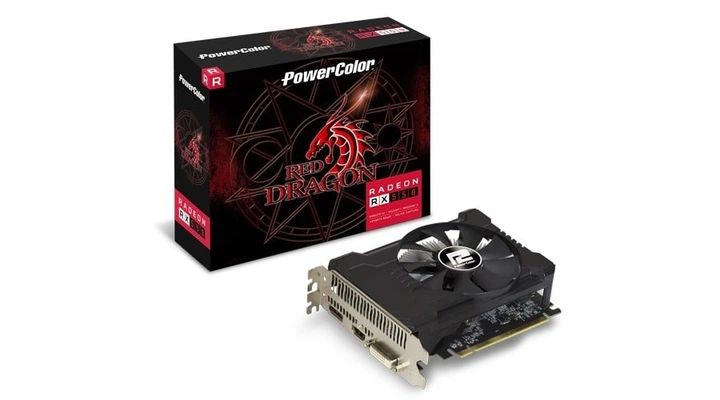 Відеокарта AMD Radeon RX 550 4GB GDDR5 Red Dragon OC V2 PowerColor ...