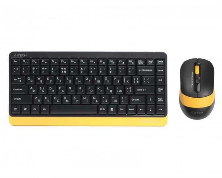 Комплект (клавіатура, миша) бездротовий A4Tech FG1110 Bumblebee USB - изображение 1