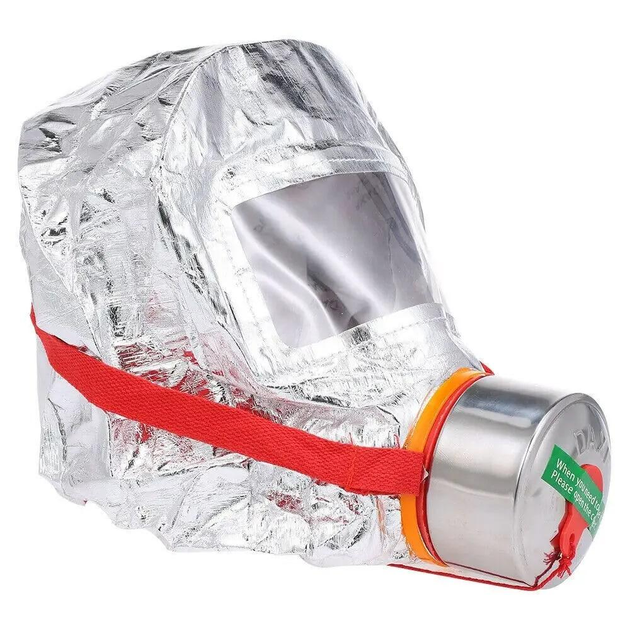Противогаз маска фильтрующий с клапаном Серый - изображение 1