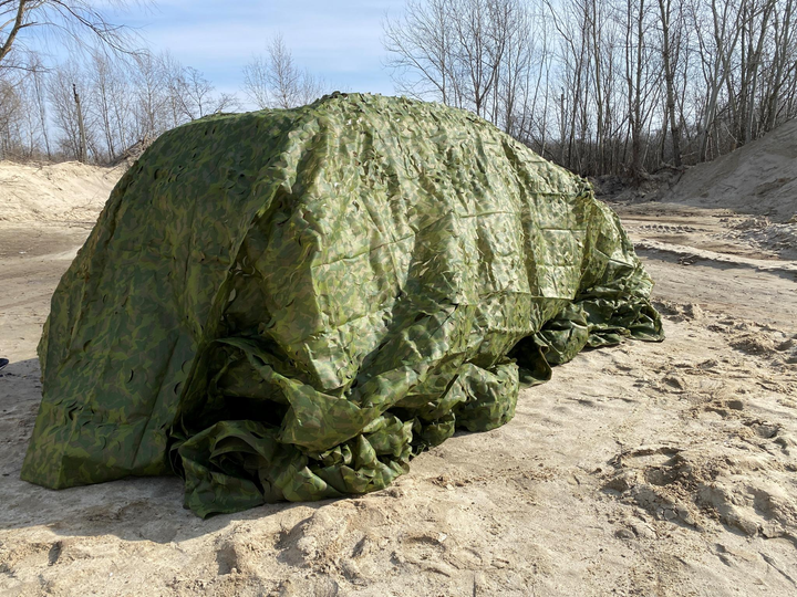 Сетка бесшумная маскировочная камуфляжная ТМ GERC 2х9 м лес (SML023 2/9) - изображение 2