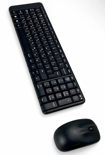 Комплект бездротовий Logitech MK220 Wireless, Black, Refurbished - зображення 5