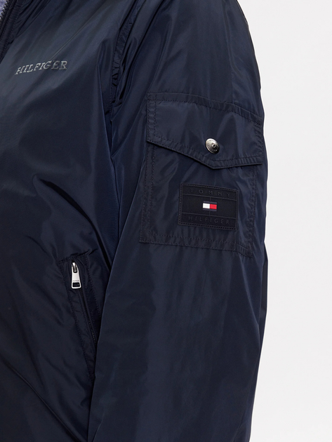 Вітровка чоловіча Tommy Hilfiger MW0MW31640-DW5 S Синя (8720644121764) - зображення 6