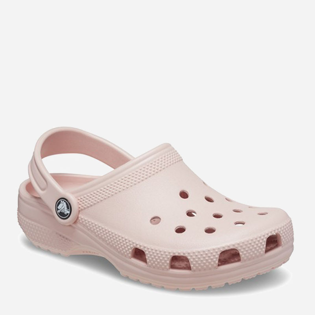Chodaki dziecięce dla dziewczynki Crocs 206990-6UR 25-26 (C9) Ivory (196265549573) - obraz 4