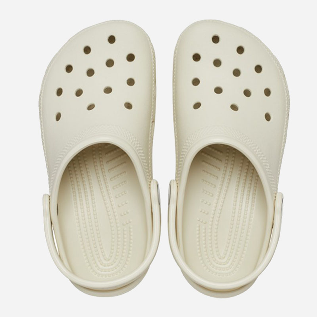 Дитячі крокси для дівчинки Crocs 206991-2Y2 32-33 (J1) Світло-бежеві (196265164219) - зображення 5