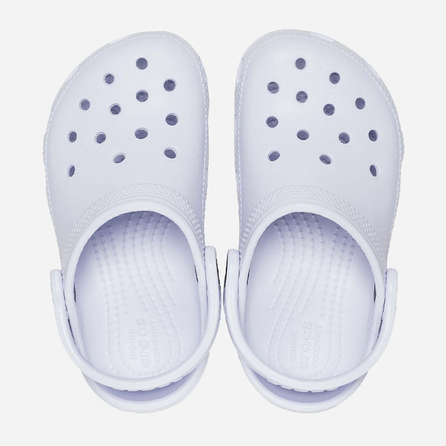 Дитячі крокси-сабо для дівчинки Crocs 206991-5AF 28-29 (C11) Блідо-бузкові (196265549948) - зображення 3