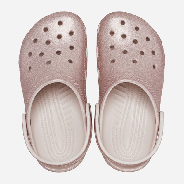 Chodaki dziecięce dla dziewczynki Crocs 206992-6WV 21-22 (C5) Beżowo-różowe (196265550876) - obraz 5