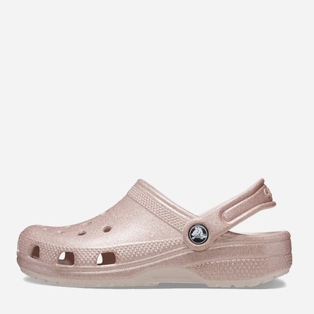 Chodaki dziecięce dla dziewczynki Crocs 206992-6WV 25-26 (C9) Beżowo-różowe (196265550913) - obraz 3