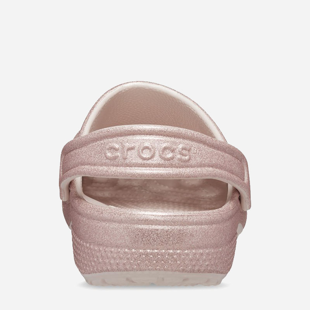 Chodaki dziecięce dla dziewczynki Crocs 206992-6WV 25-26 (C9) Beżowo-różowe (196265550913) - obraz 6