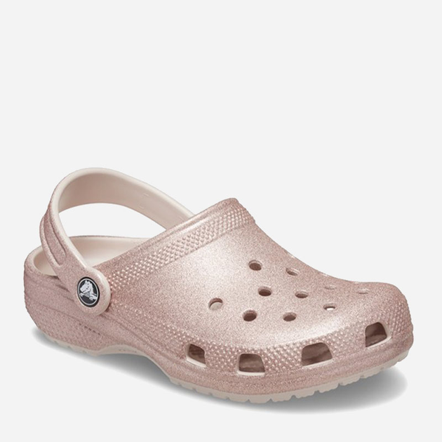 Дитячі крокси для дівчинки Crocs 206993-6WV 34-35 (J3) Бежево-рожеві (196265551798) - зображення 4