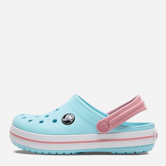 Дитячі крокси-сабо для дівчинки Crocs 207005-4S3 21-22 (C5) Мятний/Розовий (191448710498) - зображення 3