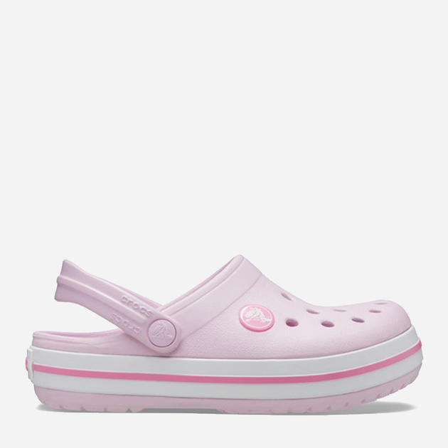 Дитячі крокси для дівчинки Crocs 207005-6GD 23-24 (C7) Світло-рожеві (191448738799) - зображення 1