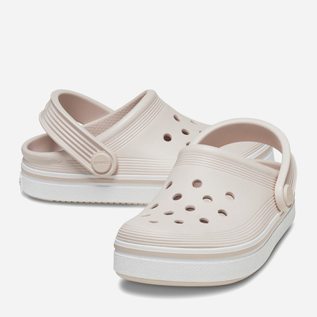 Дитячі крокси для дівчинки Crocs 208477-6UR 29-30 (C12) Бежеві (196265564668) - зображення 2