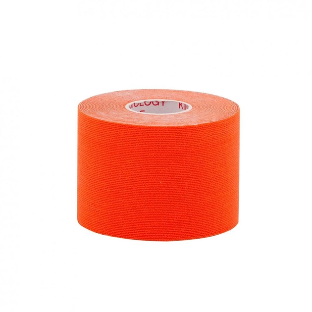 Кінезіо тейп IVN в рулоні 5см х 5м (Kinesio tape) еластичний помаранчевий пластир - зображення 1