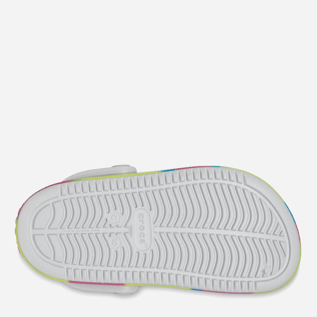 Дитячі крокси-сабо для дівчинки Crocs 209714-1FS 33-34 (J2) Білі (196265584567) - зображення 5