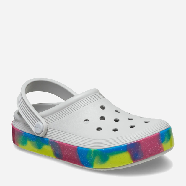 Підліткові крокси для дівчинки Crocs 209714-1FS 36-37 (J4) Білі (196265584581) - зображення 3