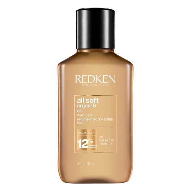 Арганова олія для волосся Redken All Soft Argan Oil-6 111 мл (0884486452993) - зображення 1