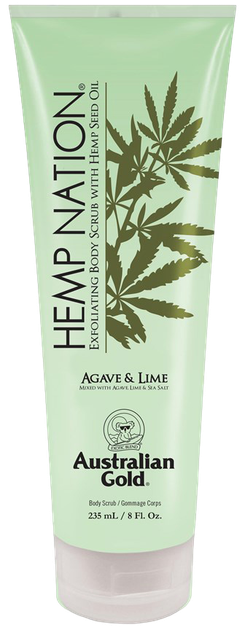 Scrub do ciała Australian Gold Hemp Nation Agave and Lime 235 ml (0054402340509) - obraz 1