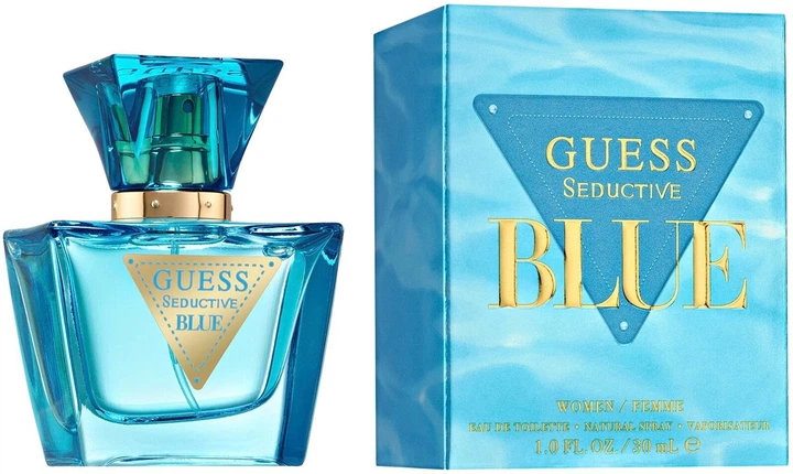 Туалетна вода жіноча Guess Seductive Blue 30 мл (0085715324306) - зображення 1