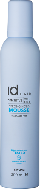 Mus do wlosow IdHair Sensitive Xclusive Strong Hold 300 ml (5704699875363) - obraz 1