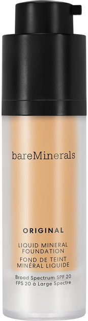 Fundacja do twarzy Bare Minerals Original Liquid Mineral Foundation SPF 20 Medium Tan 18 30 ml (0098132576968) - obraz 1
