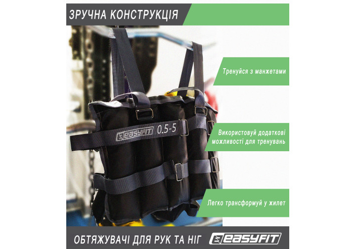 Утяжелители EasyFit наборные 0,5-5 кг пара - изображение 6