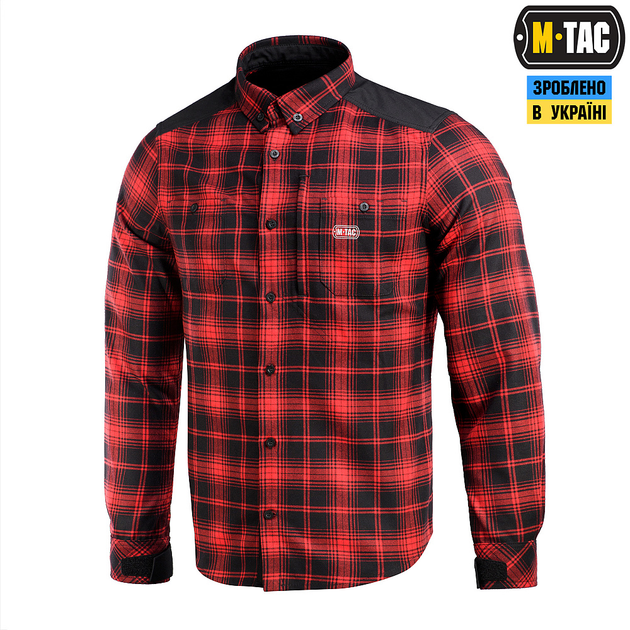 M-Tac сорочка Redneck Shirt Red/Black L/R - зображення 1