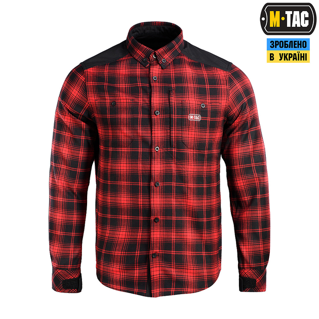 M-Tac сорочка Redneck Shirt Red/Black L/R - зображення 2