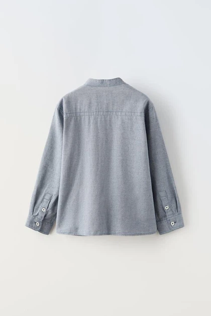 Сорочка ZARA х9962 синя 122 - Фото 2 Сорочка ZARA х9962 синя 122 - изображение 2