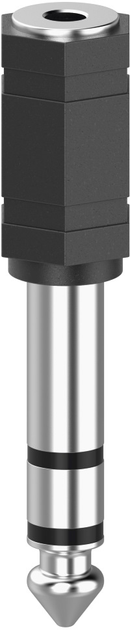 Adapter Hama 6.3 mm Jack — 3.5 mm Jack Stereo Czarny (00205194) - obraz 1