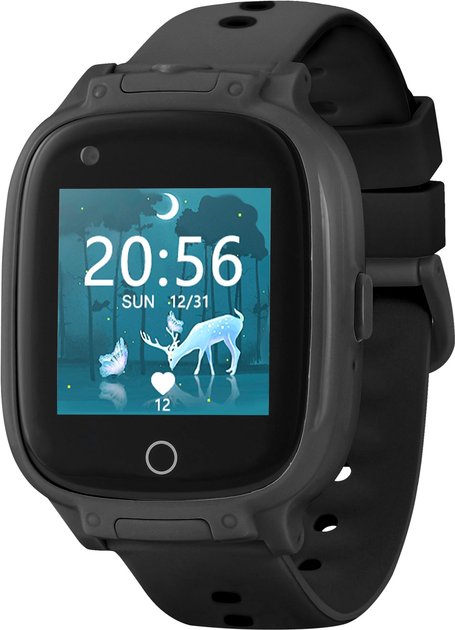 Детские смарт-часы Garett Kids Twin 4G Black (TWIN_4G_CZAR) - изображение 1