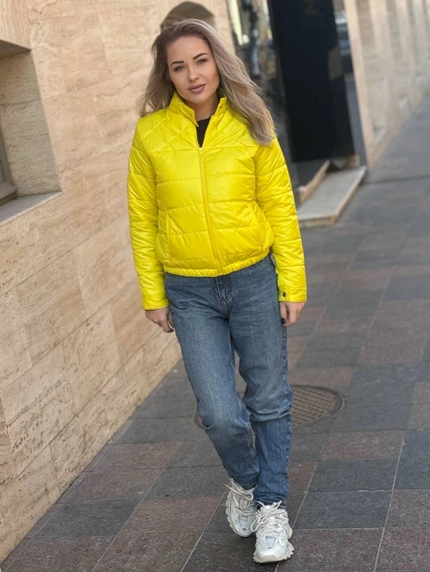 Fashions • Куртка жіноча Miguela Fashions 42-44 жовтий (9129-мо) - зображення 7
