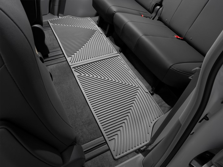 Акція на Комплект автокилимків третій ряд WeatherTech Всесезонні Toyota Sienna (2013-2020) 2 шт Сірий від Rozetka