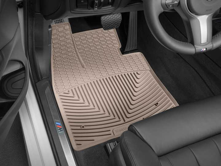 Акція на Комплект автокилимків передніх WeatherTech Всесезонні BMW X6 (2014-2019) 2 шт Бежевий від Rozetka