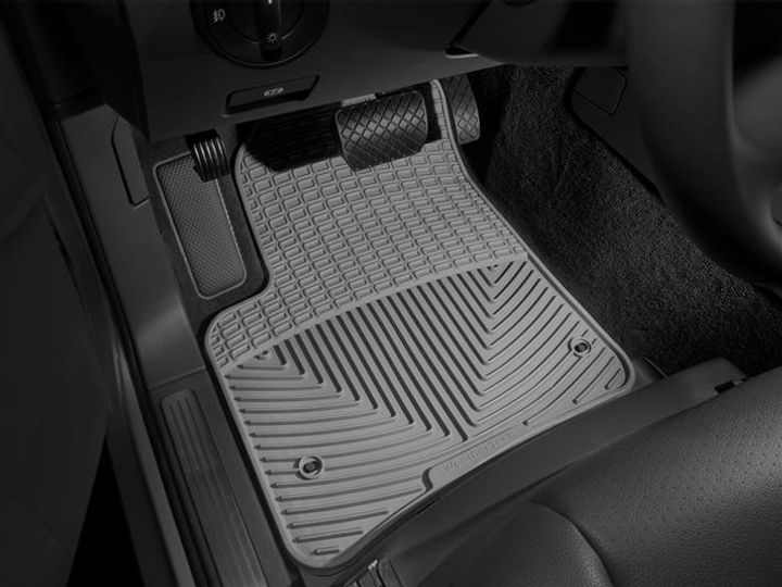 Акція на Комплект автокилимків передніх WeatherTech Всесезонні Volkswagen Touareg (2003-2010) 2 шт Сірий від Rozetka