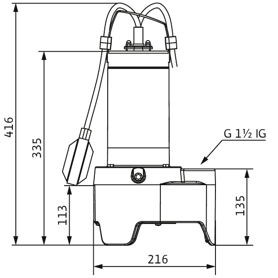 Дренажный насос WILO REXA MINI3-V04.11/M06-523/A-10M (3094012) - Фото 3 Дренажный насос WILO REXA MINI3-V04.11/M06-523/A-10M (3094012) - изображение 3