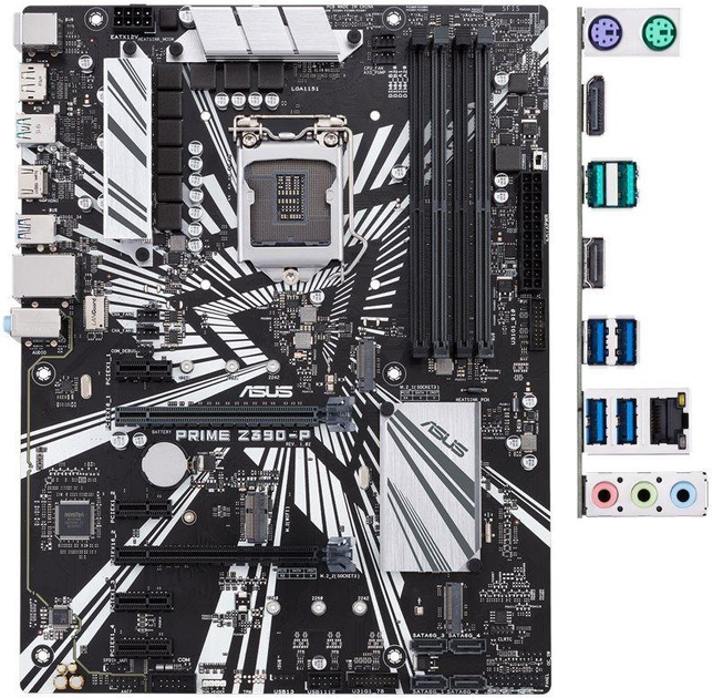 Материнская плата Asus Prime Z390-P (s1151, Intel Z390, ATX) б/у - изображение 3