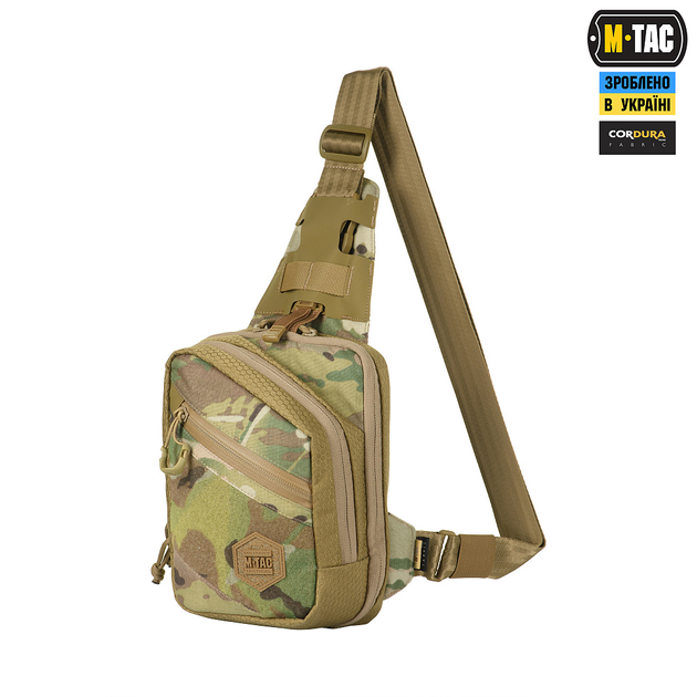 M-Tac сумка Sling Pistol Bag Elite Hex с липучкой Multicam/Coyote - изображение 1