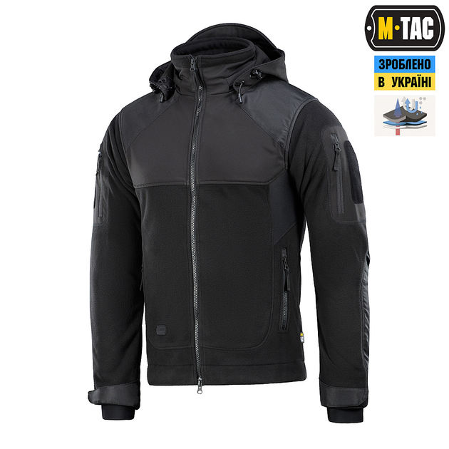 M-Tac куртка Norman Windblock Fleece Black S - зображення 1