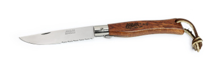 Нож MAM "Hunter Plus", кожаная петля, liner-lock - изображение 1