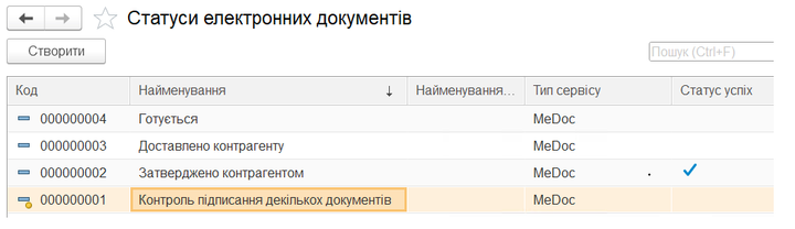 Модуль “Завантаження статусів електронних документів з М.E.DOC в BAS” - изображение 5