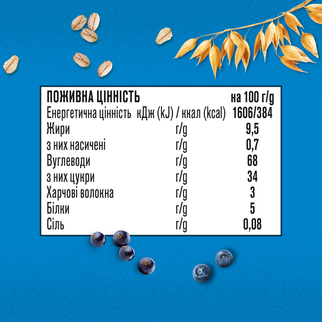 Упаковка фруктово-злакових батончиків Gerber з чорницею і чорною смородиною для дітей з 12 місяців 25 г х 20 шт. (8445290576002) - зображення 5
