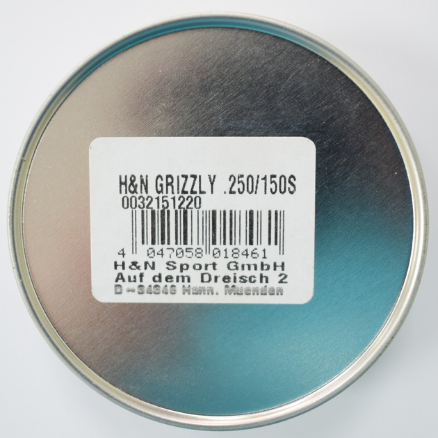 Кулі для пневматики H&N Grizzly, 150шт., 2.02 гр, 6.35 mm - зображення 2
