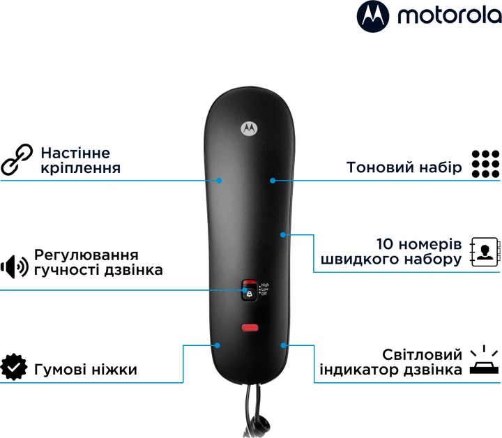 Motorola CT50 Black (5055374708026) - obraz 2
