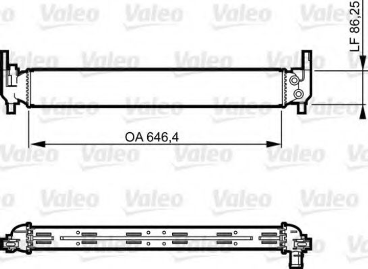 Радиатор, система охлаждения двигателя VALEO 735310 Valeo (735310) - изображение 1