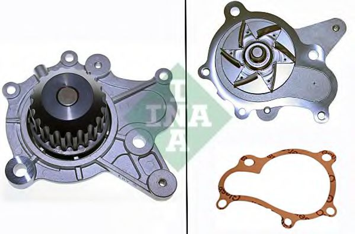 Насос охолоджувальної рідини, охолодження двигуна INA 538 0100 10 Ina (538010010) - зображення 1