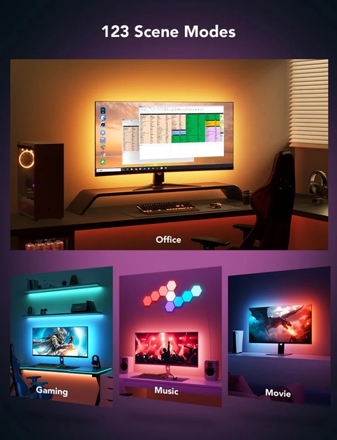 Taśma Govee Gaming Lightstrip G1 (6974316994909) - obraz 8
