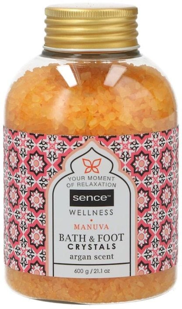 Sól do kąpieli Sence Beauty Orange Bath Salts 600 g (8720143129698) - obraz 1