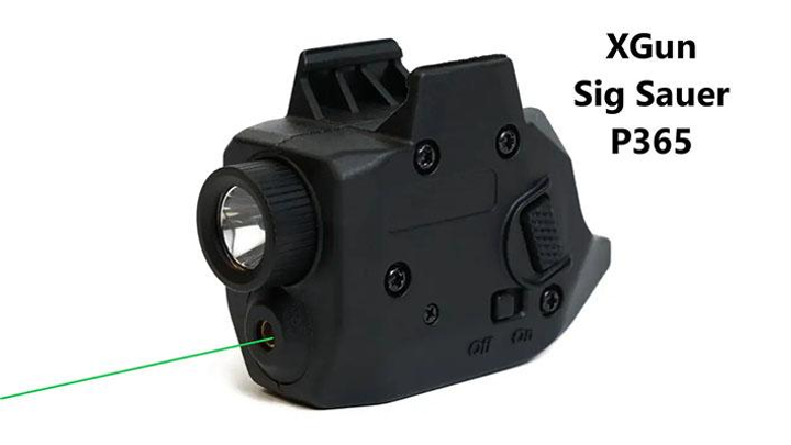 Подствольный фонарик с ЛЦВ XGun Sig Sauer (зеленый луч) - изображение 1